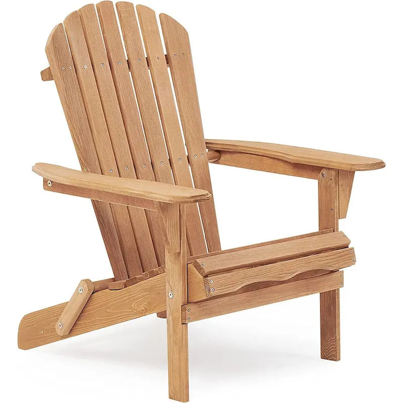 Ensemble de chaises Adirondack pliantes en bois