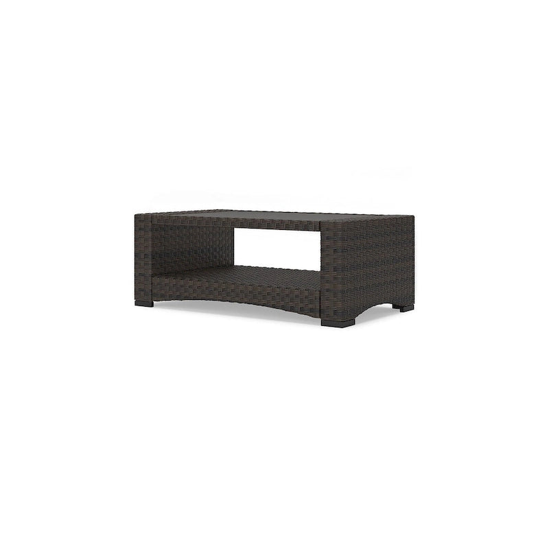 Signature Design by Ashley Windglow - Table basse d'extérieur marron - 44,38 L x 25,38 P x 16,63 H