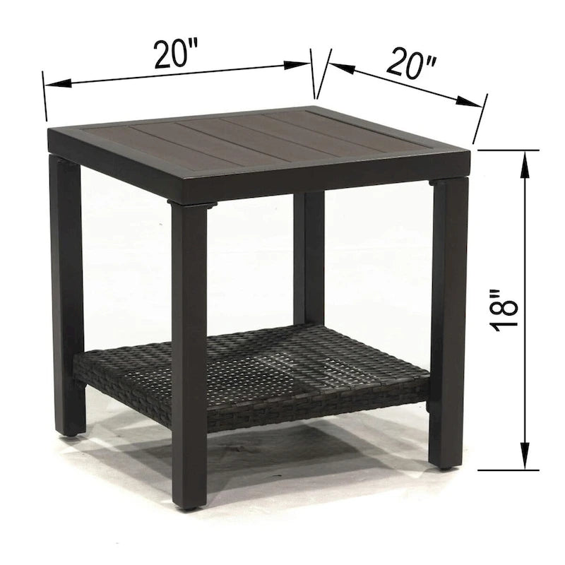 Table d'appoint tressée Williamsport