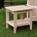 Laguna 24 Natural Solid Wood Adirondack Outdoor Side Table
