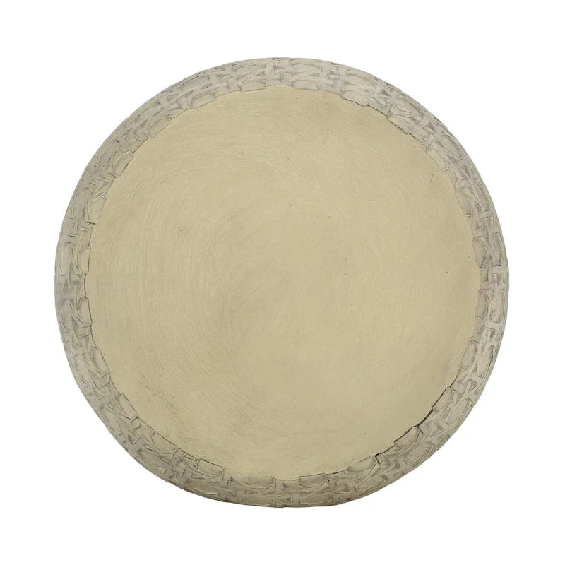 Table d'appoint d'extérieur en béton léger par Christopher Knight Home