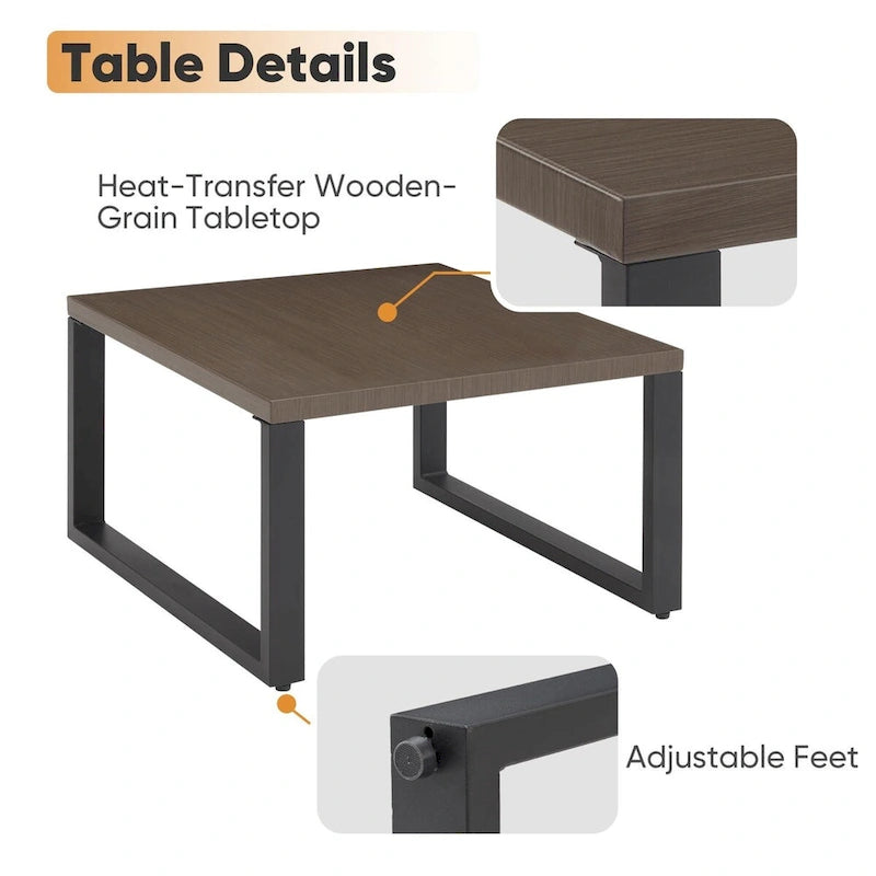 Table basse d'extérieur Grande table d'appoint
