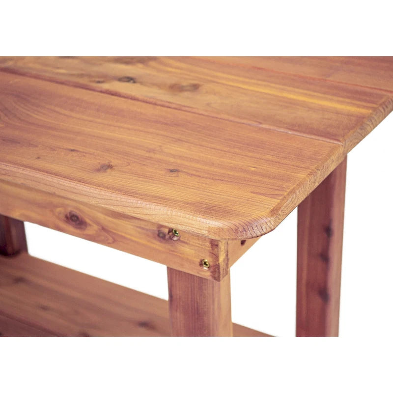 Table d'appoint rectangulaire en cèdre American Furniture Classics modèle MM115