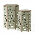SELVA ACCENT TABLE table d'appoint bout de canapé lot de 2