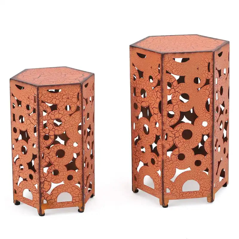SELVA ACCENT TABLE table d'appoint bout de canapé lot de 2