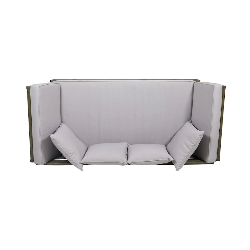 Lit de repos d'extérieur en bois d'acacia extensible par Christopher Knight Home