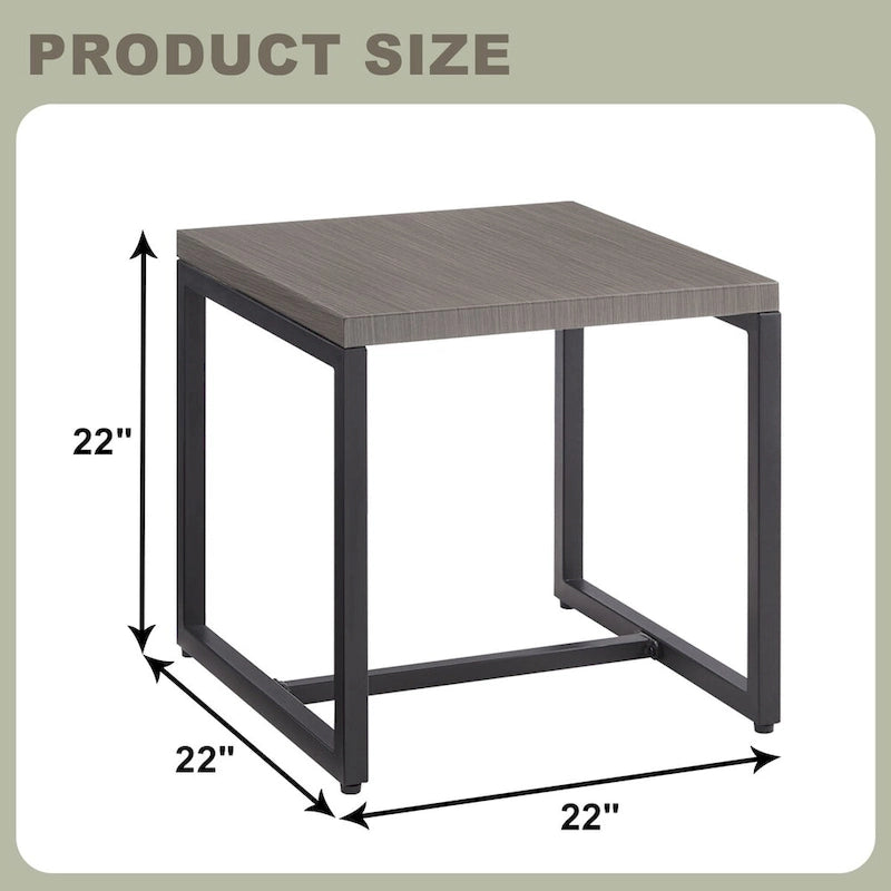 Tables basses de patio pour chaises pivotantes