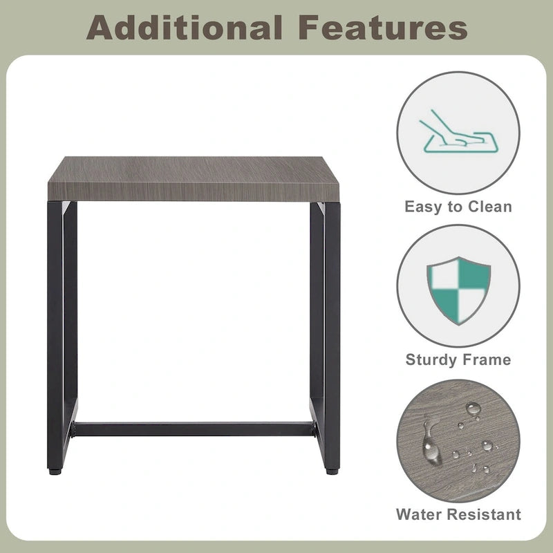 Tables basses de patio pour chaises pivotantes