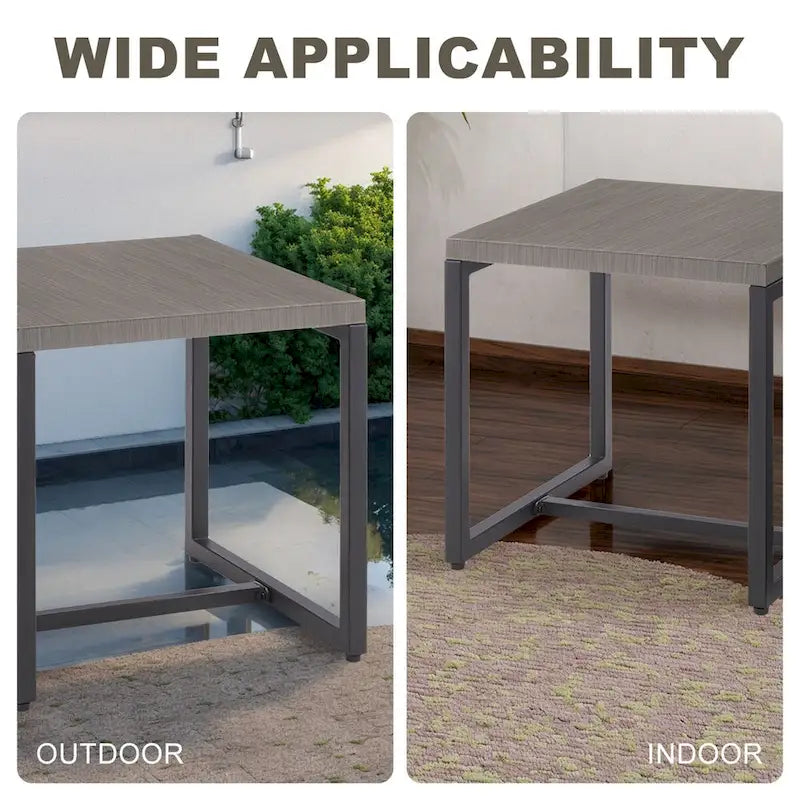 Tables basses de patio pour chaises pivotantes