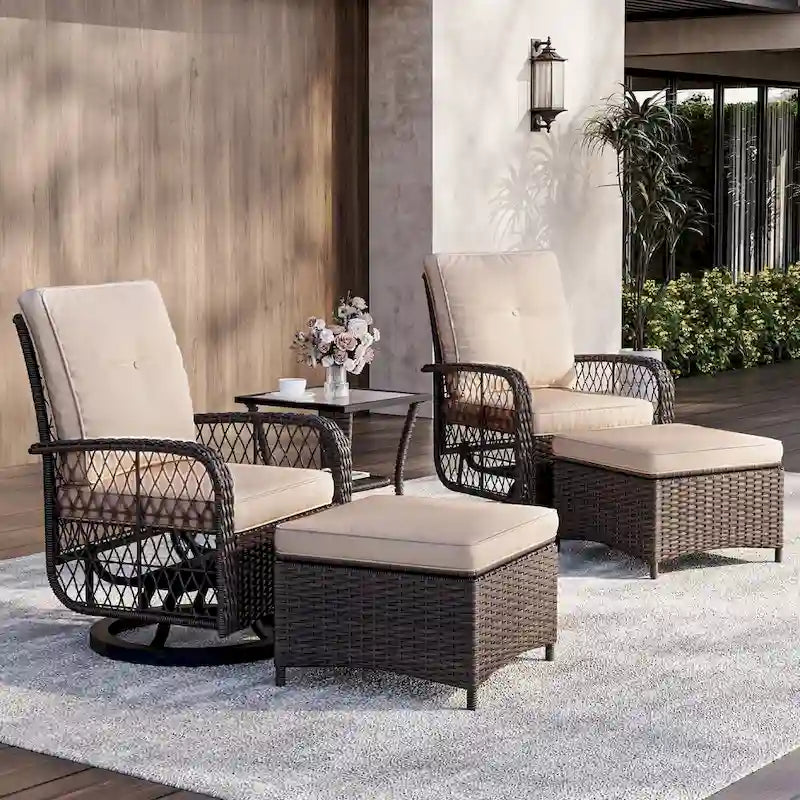 5 Piece Outdoor Patio Furniture Set