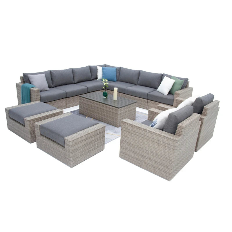 Ensemble de conversation Avalon Bay de 12 pièces