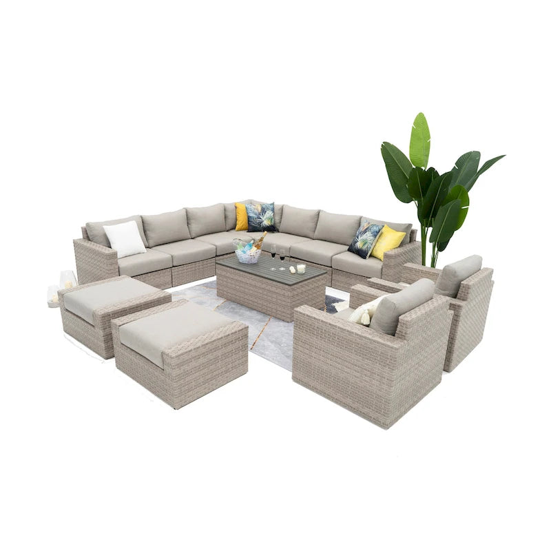 Ensemble de conversation Avalon Bay de 12 pièces