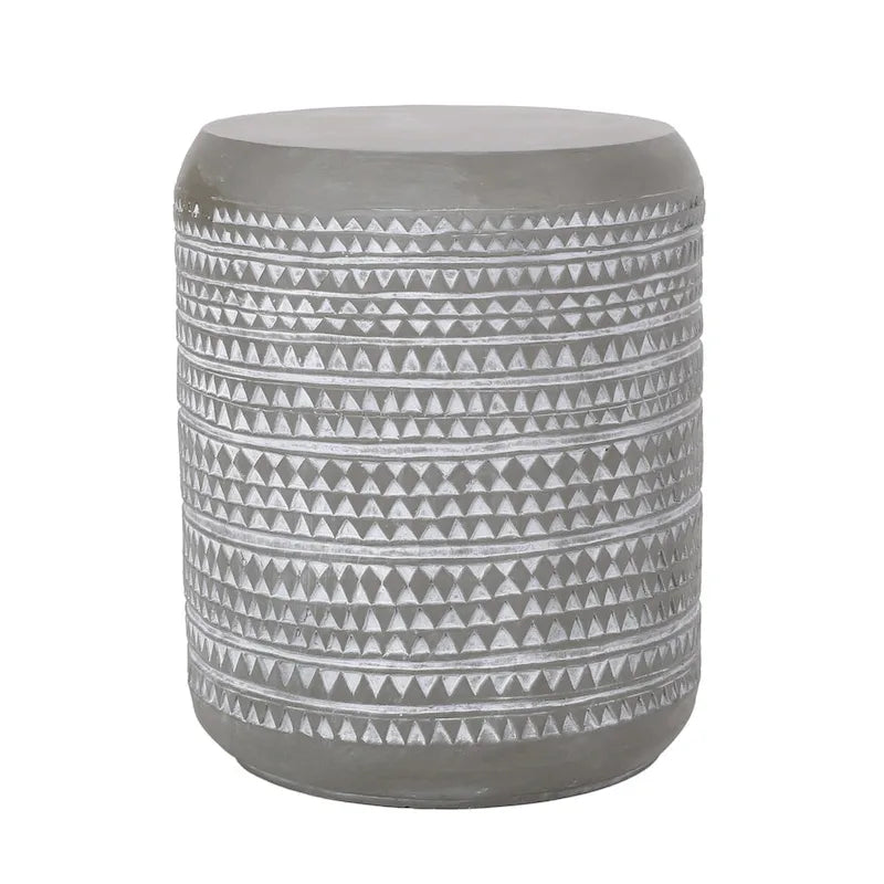 Table d'appoint d'extérieur, Table d'appoint en béton, Table d'appoint de patio modulable