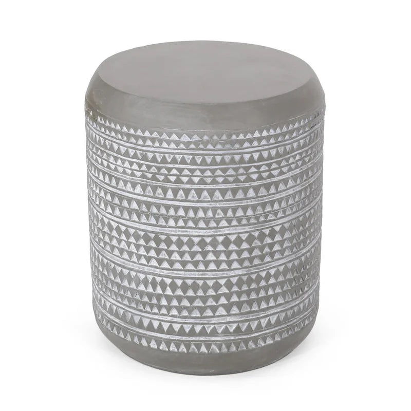 Table d'appoint d'extérieur, Table d'appoint en béton, Table d'appoint de patio modulable