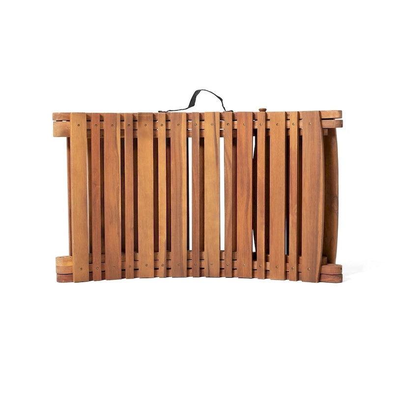 Chaise longue pliable en bois
