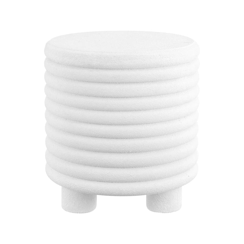 Hollie 18 Table d'appoint tambour minimaliste moderne à 3 pieds, par JONATHAN Y