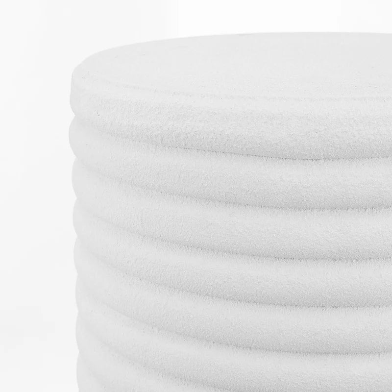 Hollie 18 Table d'appoint tambour minimaliste moderne à 3 pieds, par JONATHAN Y