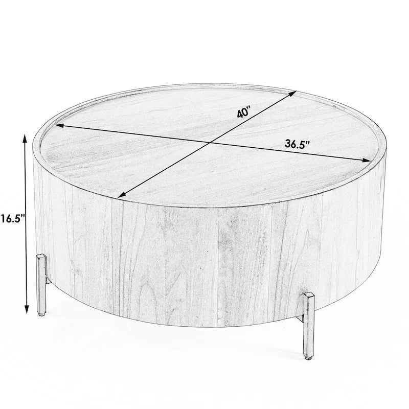 Table basse ronde Butler Tori