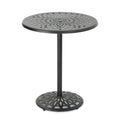 Table ronde d'extérieur en cuivre