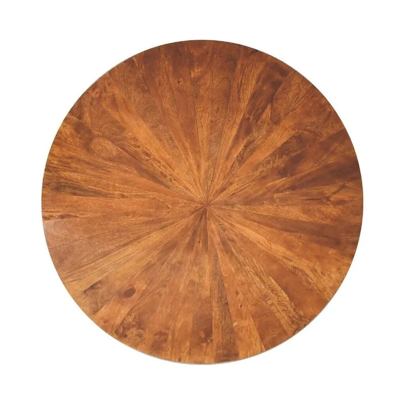 Table basse ronde en bois de châtaignier Artisan Furniture
