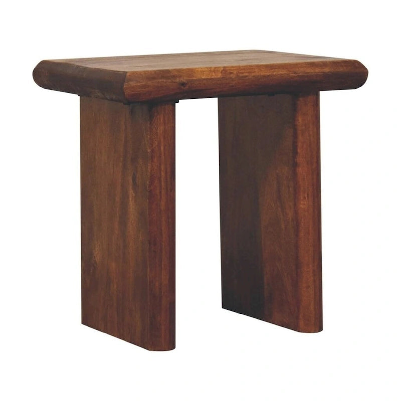 Meuble Artisan Fabrication Bois Massif Table d'Appoint Rio