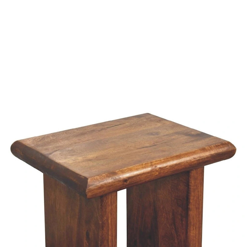 Meuble Artisan Fabrication Bois Massif Table d'Appoint Rio