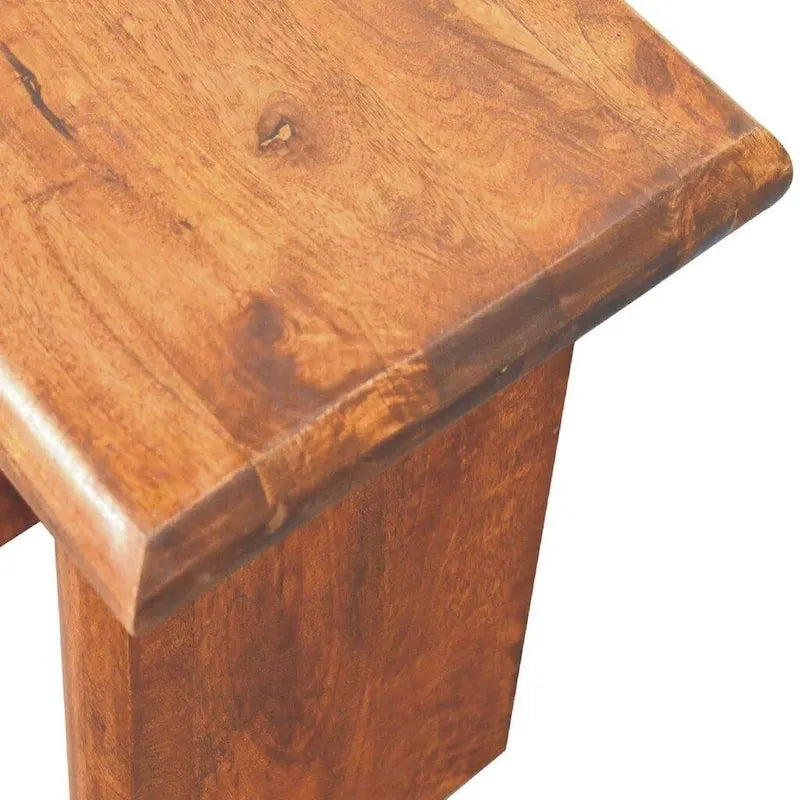 Meuble Artisan Fabrication Bois Massif Table d'Appoint Rio
