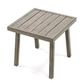 Table d'extérieur en aluminium monobloc avec cadre peint à la main