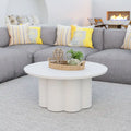 Table basse Palmier blanche