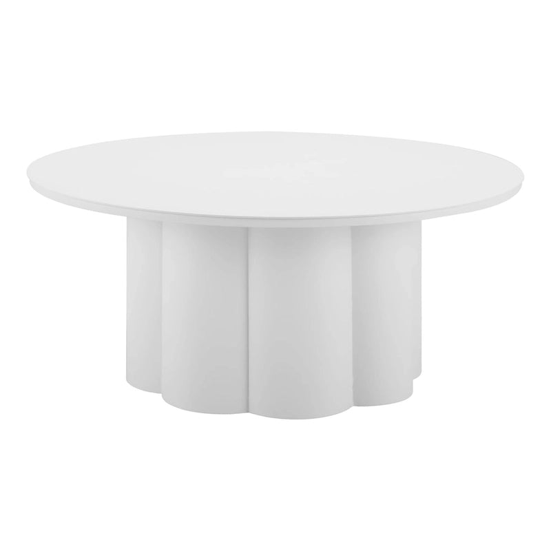 Table basse Palmier blanche