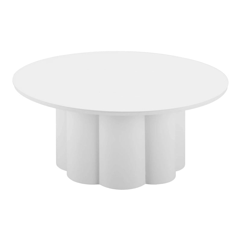 Table basse Palmier blanche
