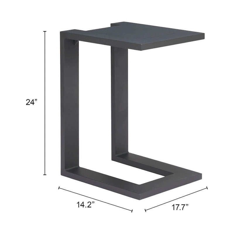 Table d'appoint Tudi noire