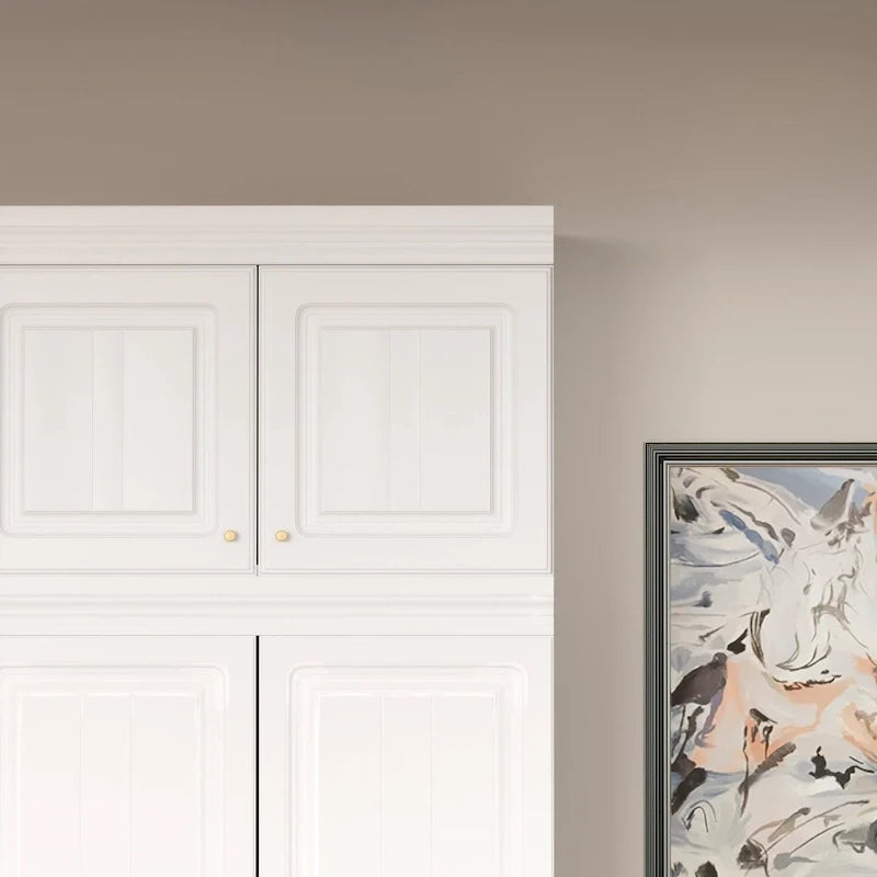 93.9H/74.2H Armoires Penderie Placard Rangement avec Tiroirs