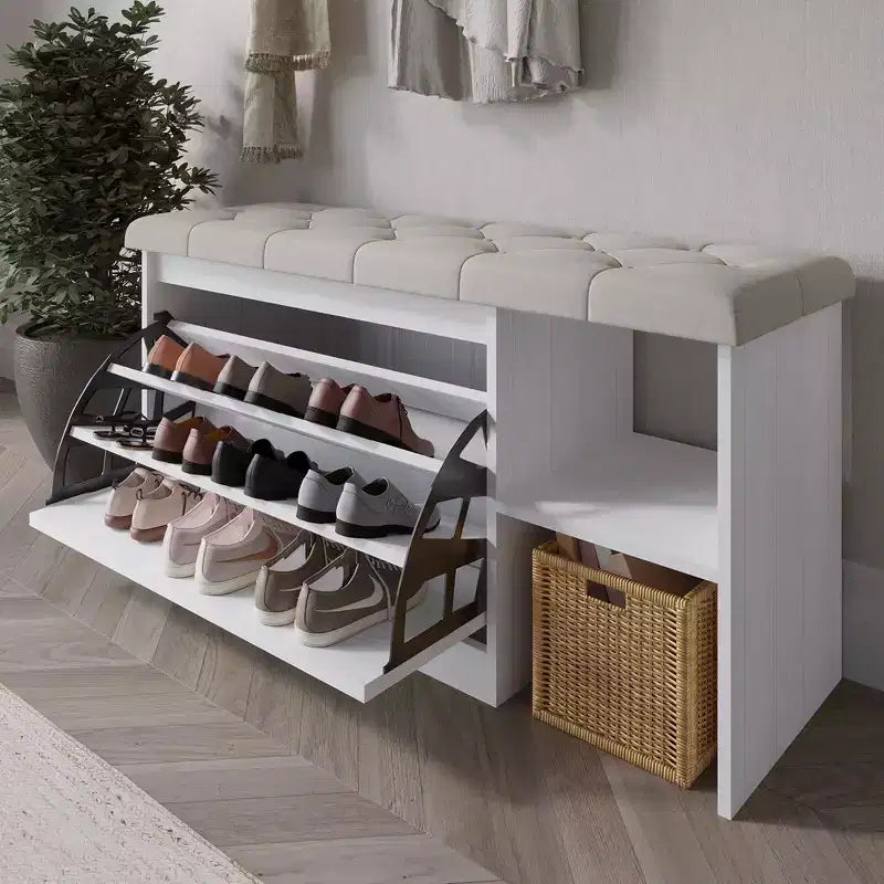 Banc à Chaussures Rangement ChaletPosh
